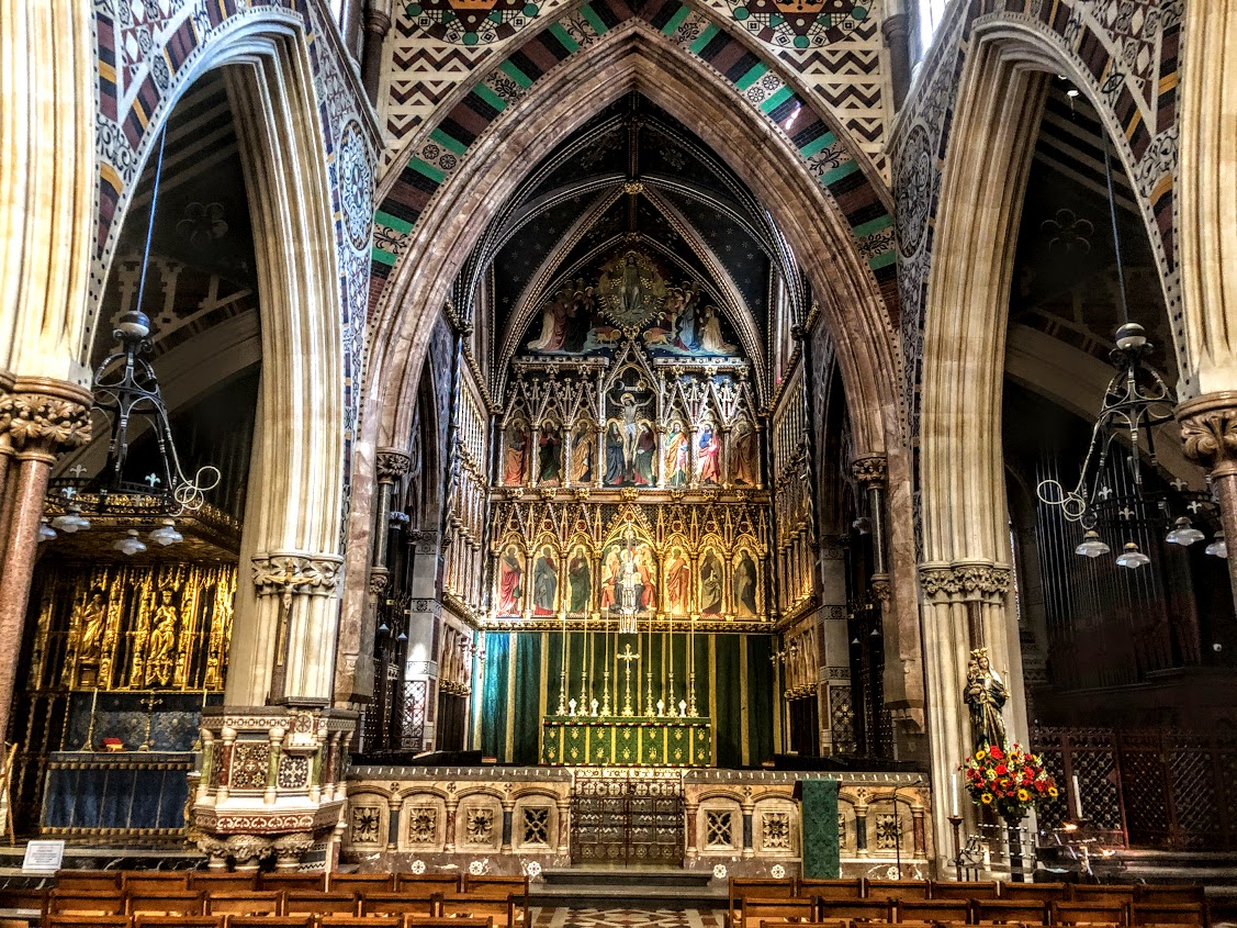 Patrick Comerford All Saints Church in Margaret Street is one of